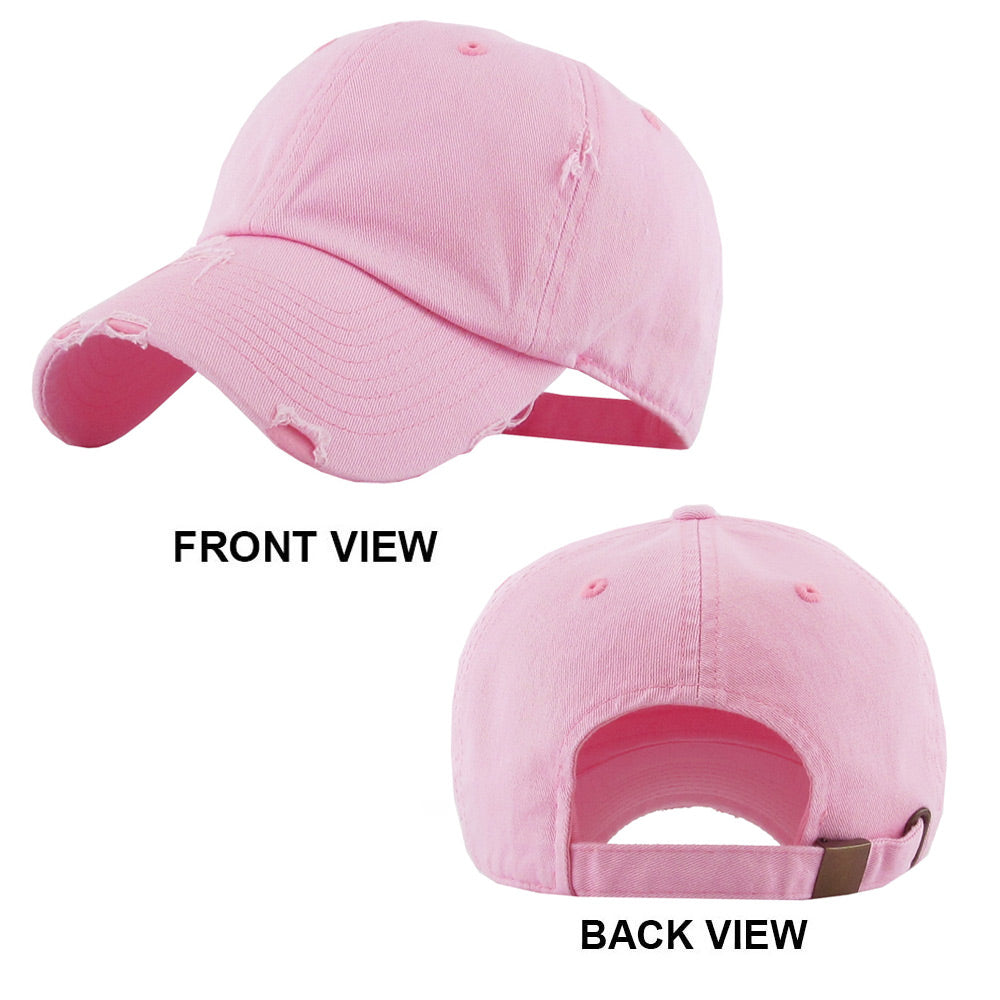 HATEGORY Solid Vintage Baseball Cap