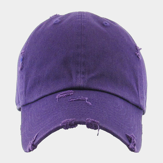 HATEGORY Solid Vintage Baseball Cap