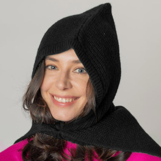 HATEGORY Solid Color Snood Hat