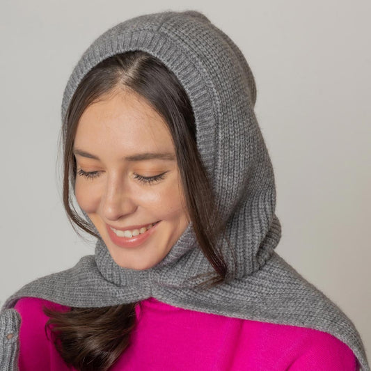 HATEGORY Solid Color Snood Hat